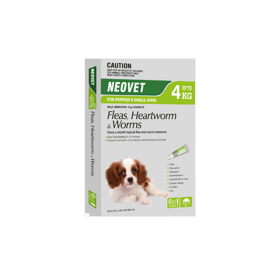 Neovet For Puppies & Small Dogs upto 8.8lbs Green 3 Pack