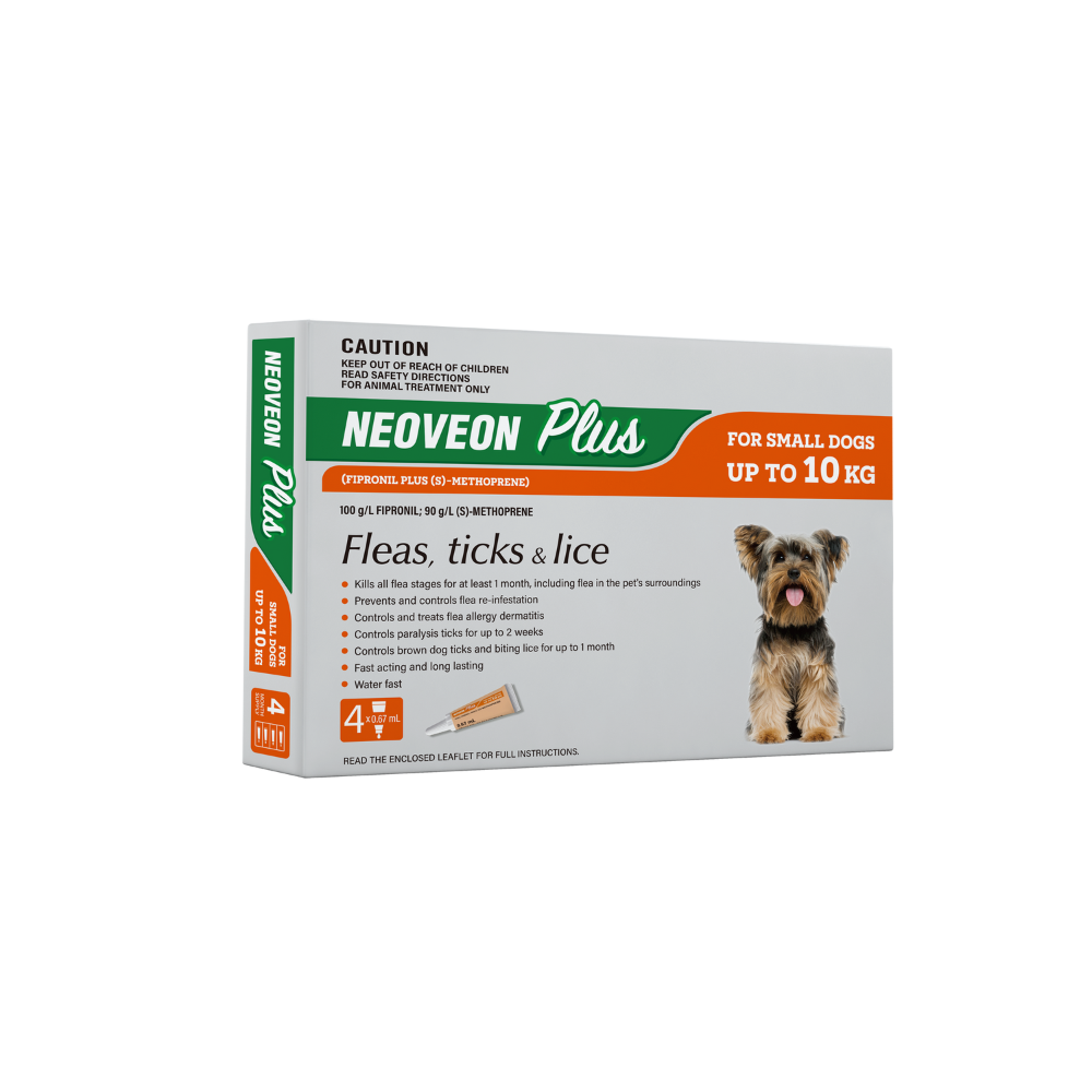 Neoveon Plus For Small Dogs Up To 22lbs Orange 4pk