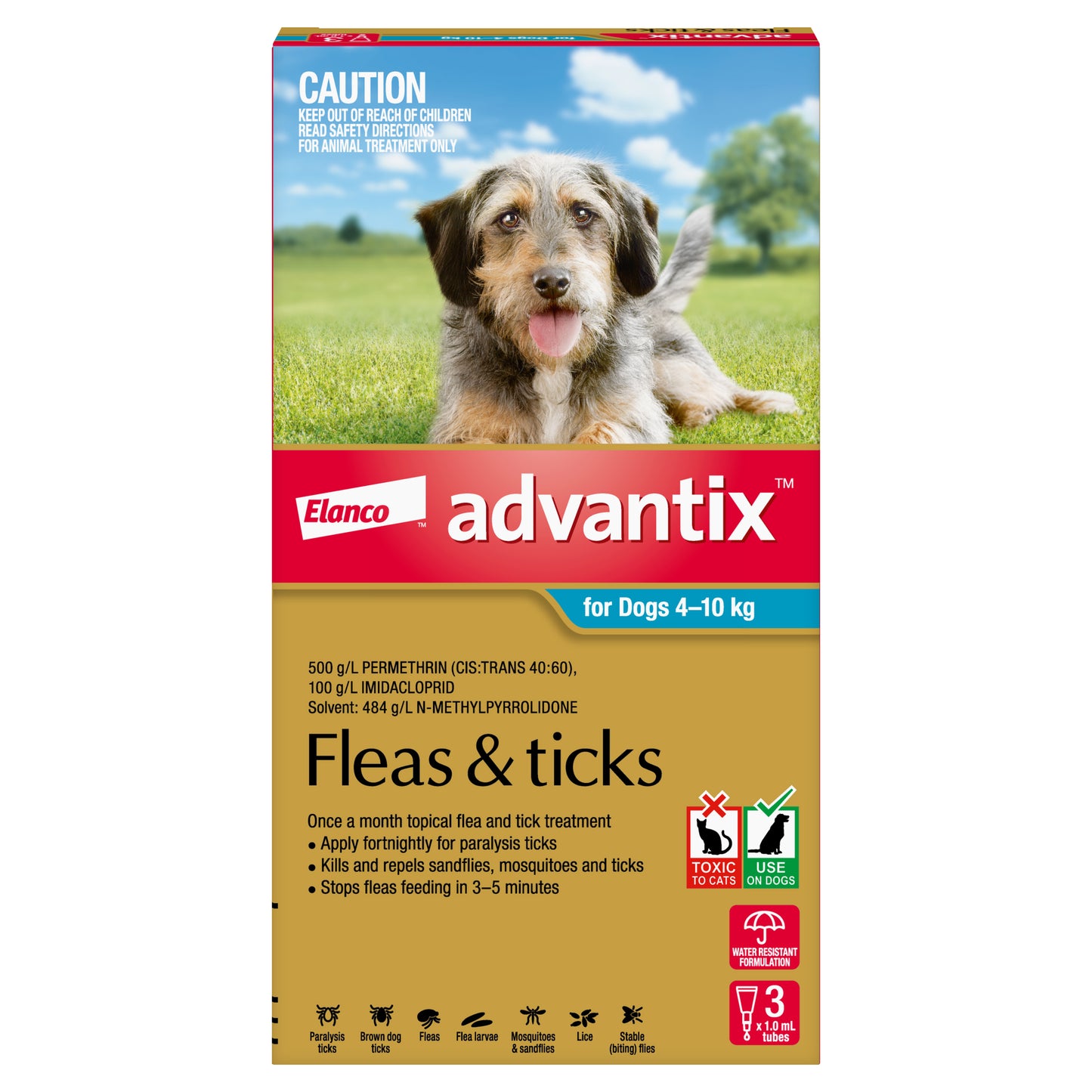 Advantix For Dogs 8.9-21lbs (4-10kg)