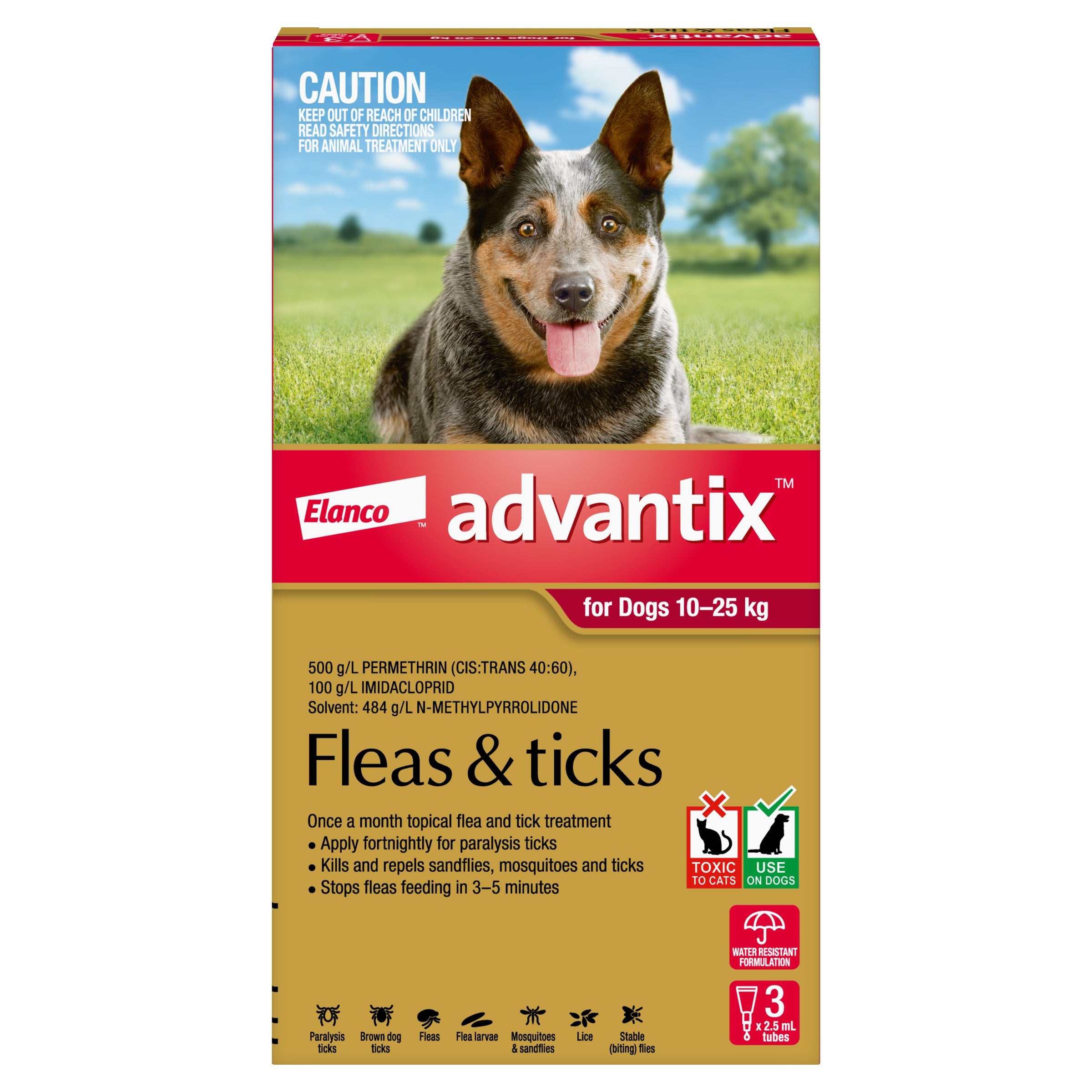 Advantix For Dogs 21 55lbs 10 25kg Smartway Pet Supplies