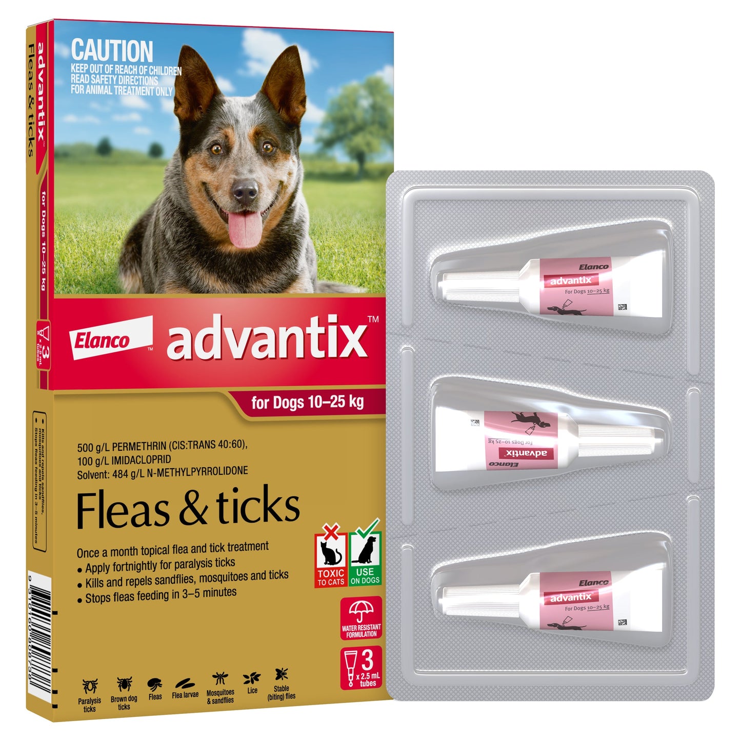 Advantix For Dogs 21-55lbs (10-25kg)