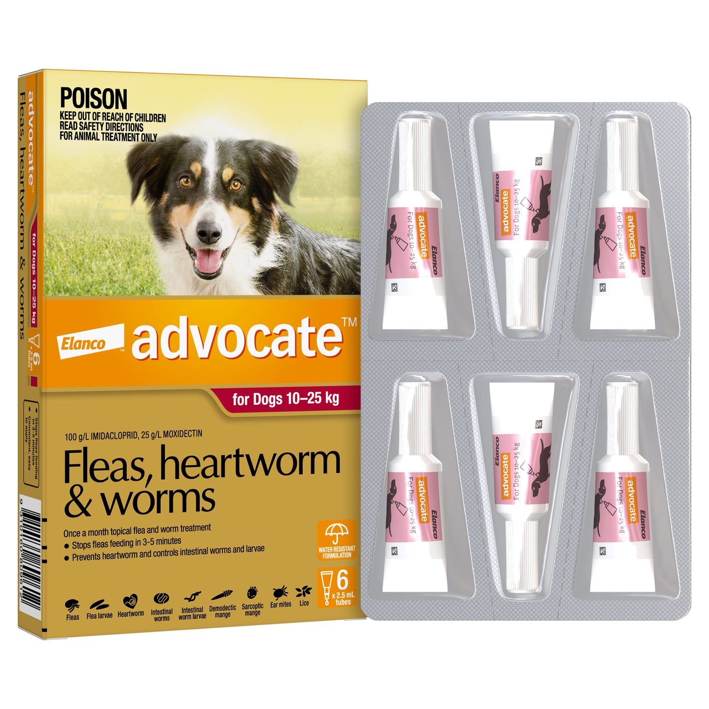 Advocate Spot-On For Dogs 20.1-55 lbs (10-25kg)