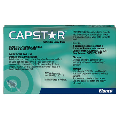 Capstar Flea Treatment for large Dogs