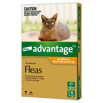 Advantage For Kittens & Cats Up To 9lbs (0-4kg)