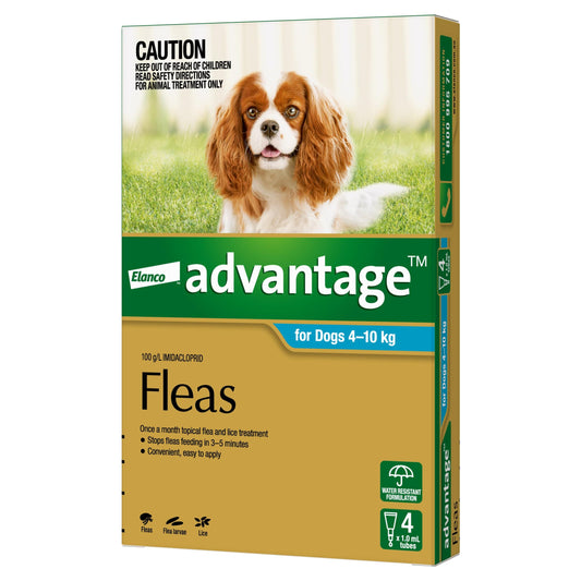 Advantage Dog Health 4 Advantage™ Aqua for Medium Dogs 4-10kg