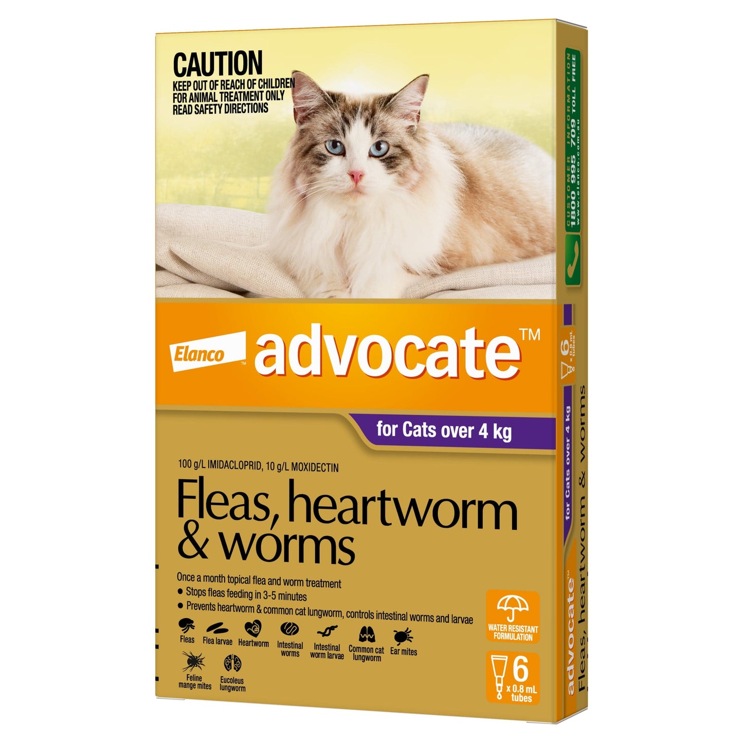 Advocate Spot-On For Cats Over 9lbs (4kg up)