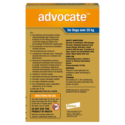 Advocate Dog Health Advocate™ Grey for Extra Large Dogs — over 25kg