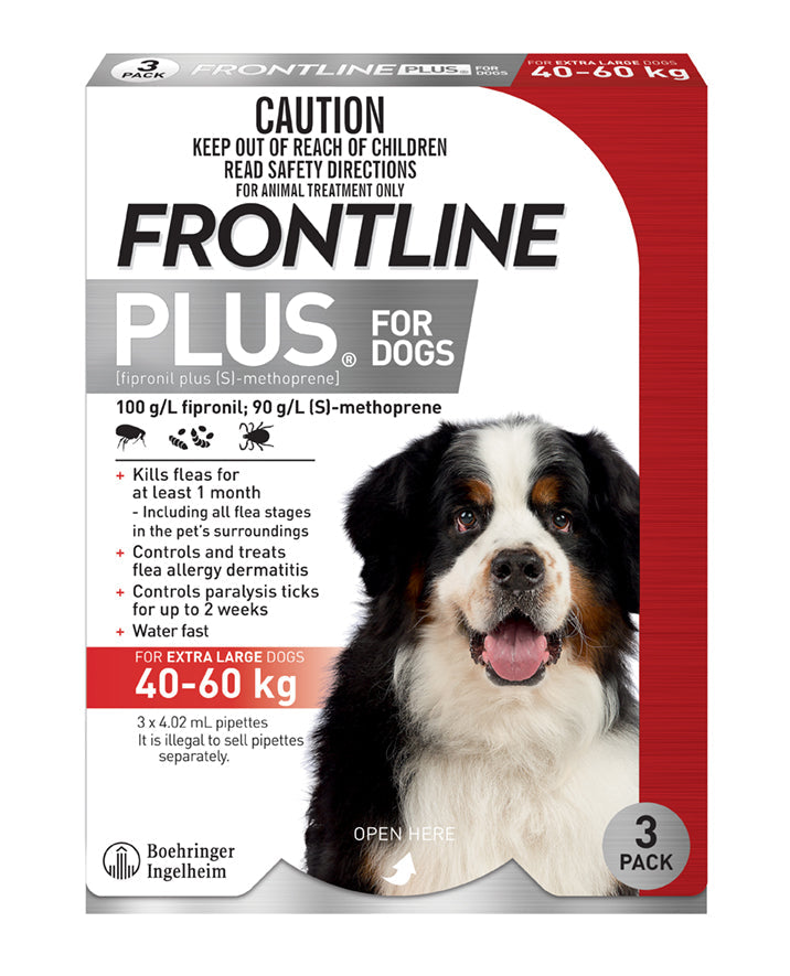 Frontline Plus Flea Tick Treatment for Dogs Smartway Pet Supplies