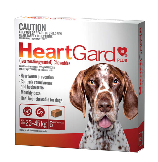 Heartgard Plus Chew for Dogs, 51-100 lbs, (Red)