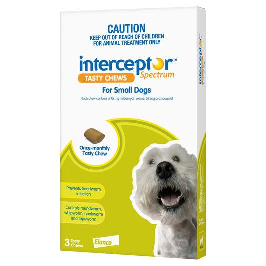 INTERCEPTOR Dog Health Interceptor™ Spectrum Green Tasty Chews for Small Dogs 4 - 11kg