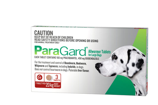 ParaGard Allwormer for Dogs Up to 44lbs (Red)
