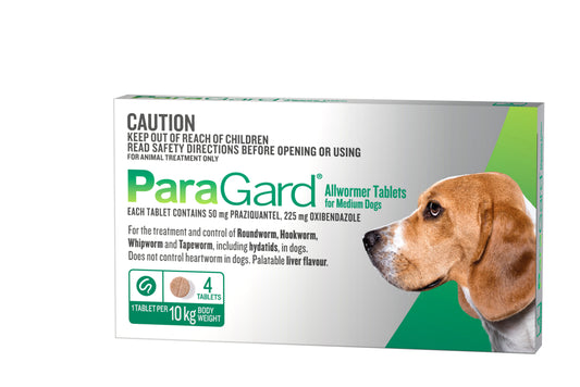 Paragard Allwormer for Dogs Up to 22lbs (Green)